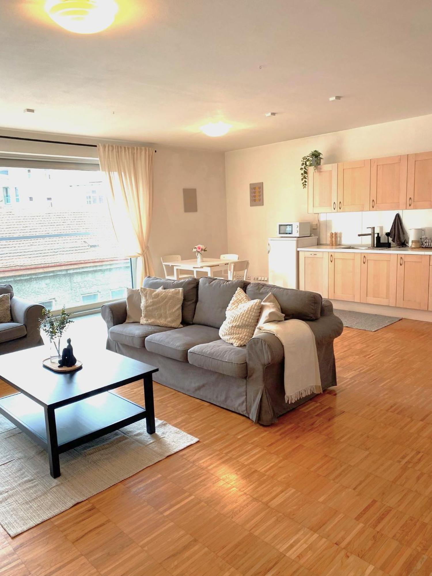 Spacious Near Center With Balcony And Garage Parking Apartment *